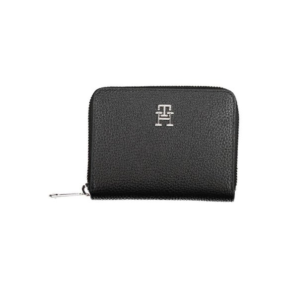 Tommy Hilfiger Black Polyurethane Wallet